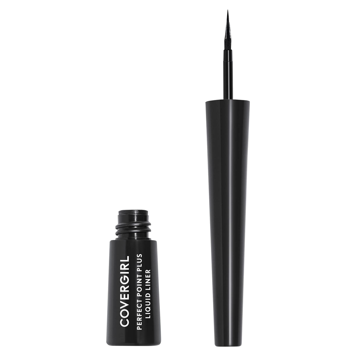 CoverGirl Perfect Point Plus eyeliner bottle in Black Onyx for long-lasting color.
