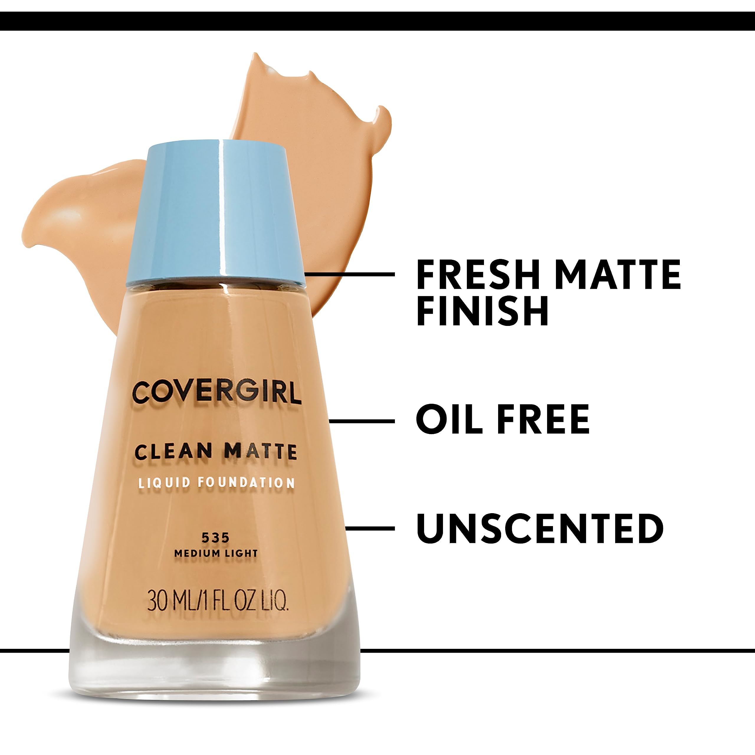 COVERGIRL para piel sensible: fundación mate líquida apta para uso diario