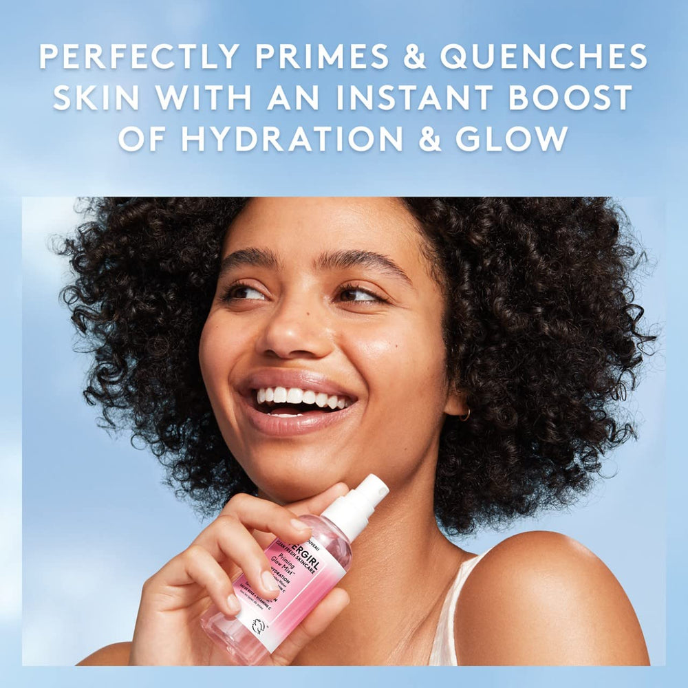 Rostro calmado gracias a antioxidantes y agua de rosas de COVERGIRL.