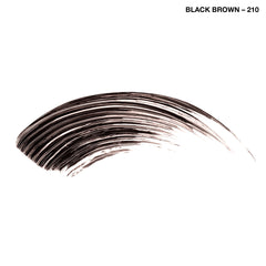 CoverGirl lashes after application show defined length with curved brush