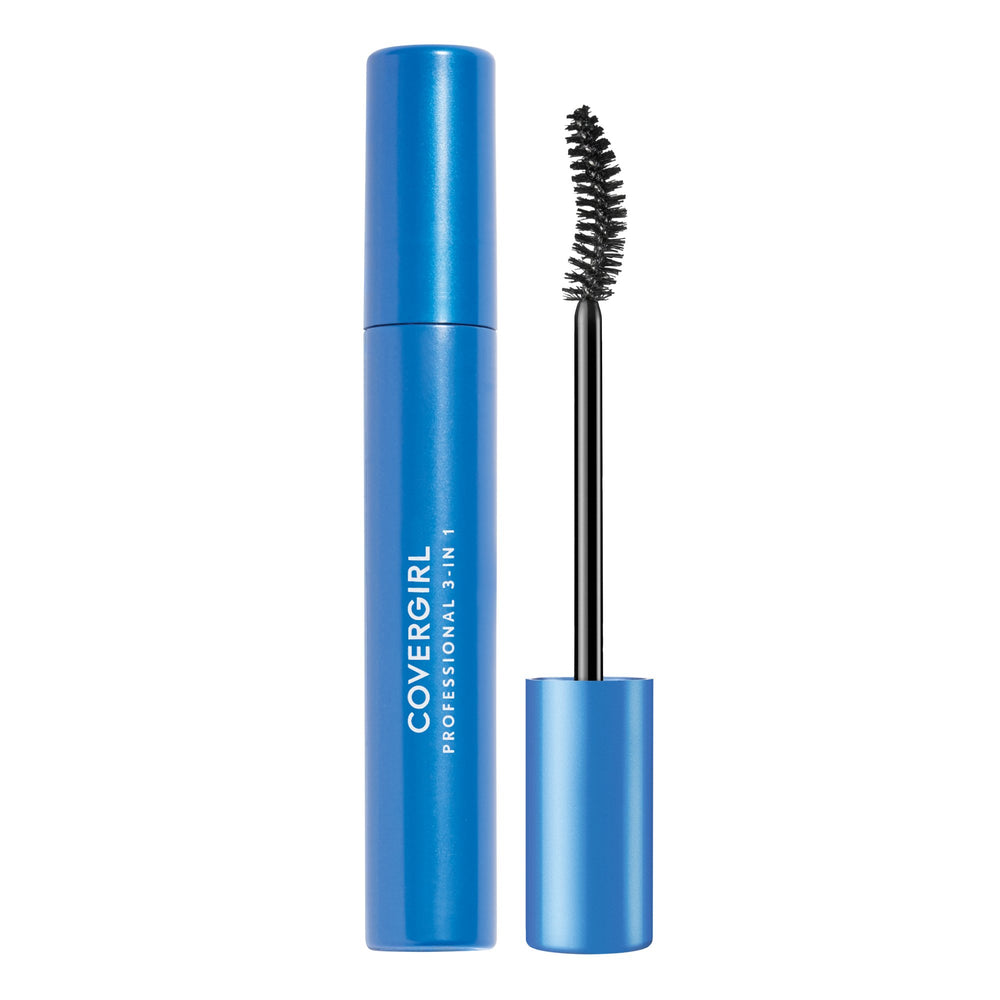 Mascara on lashes provides lifted, defined look with minimal clumping
