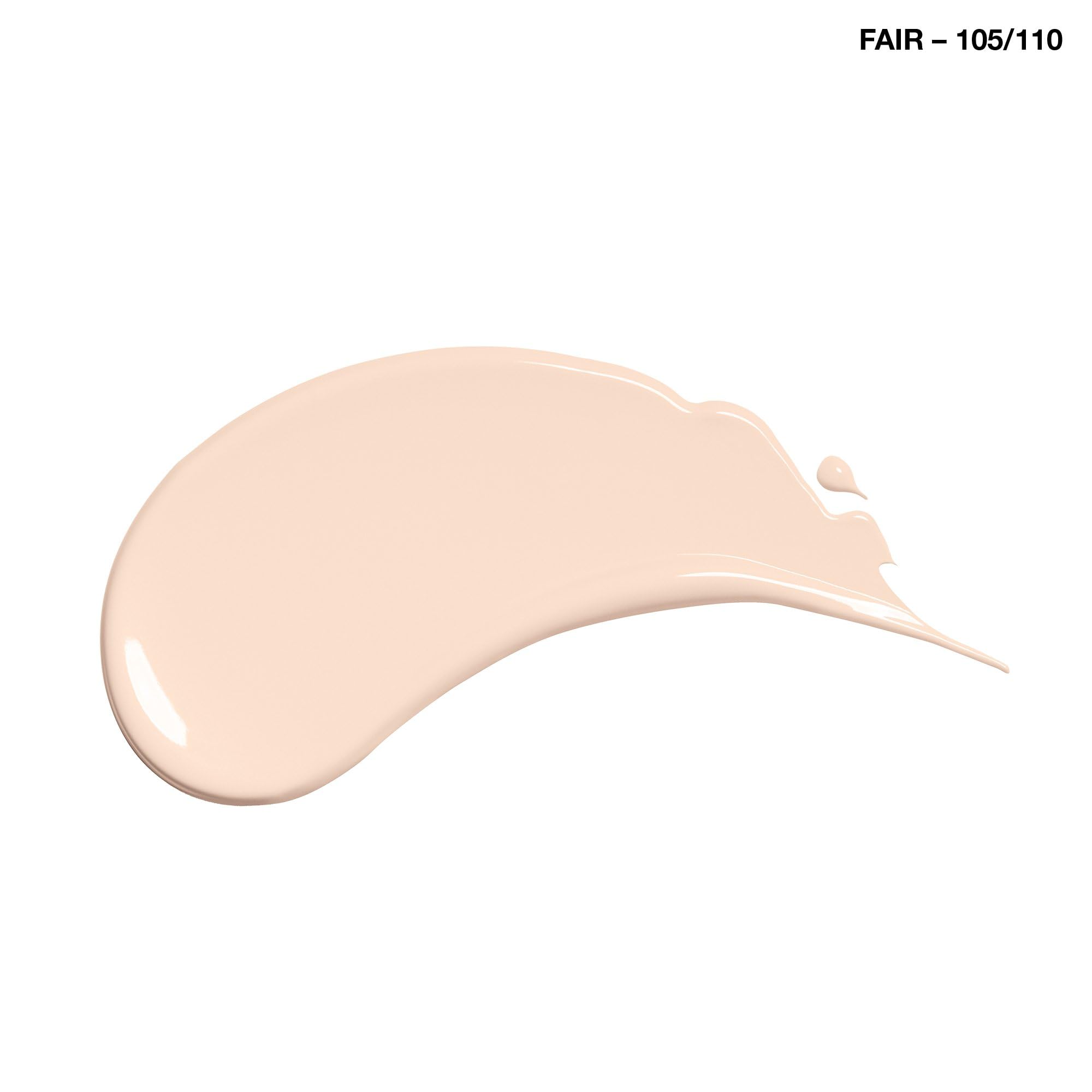 Application on skin demonstrates seamless blending with COVERGIRL Concealer.