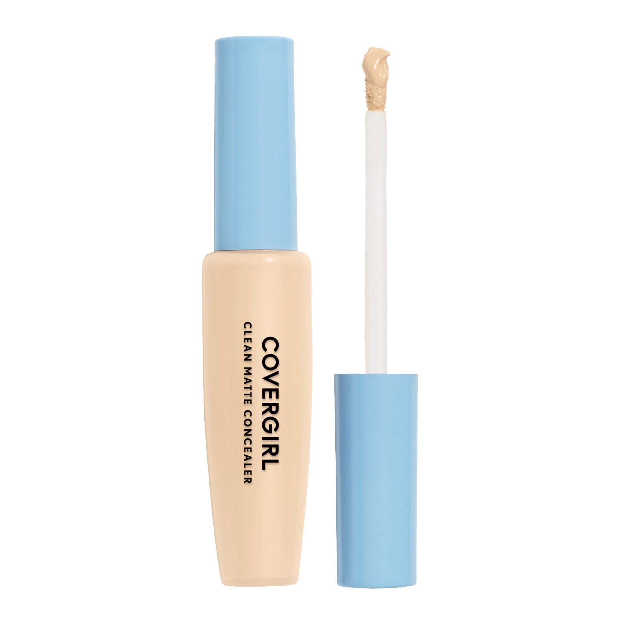 Close-up of texture highlights smooth, blendable formula for COVERGIRL Concealer.