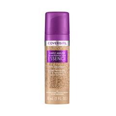 CoverGirl Simply Ageless: botella y aplicador para cobertura uniforme y ligera.