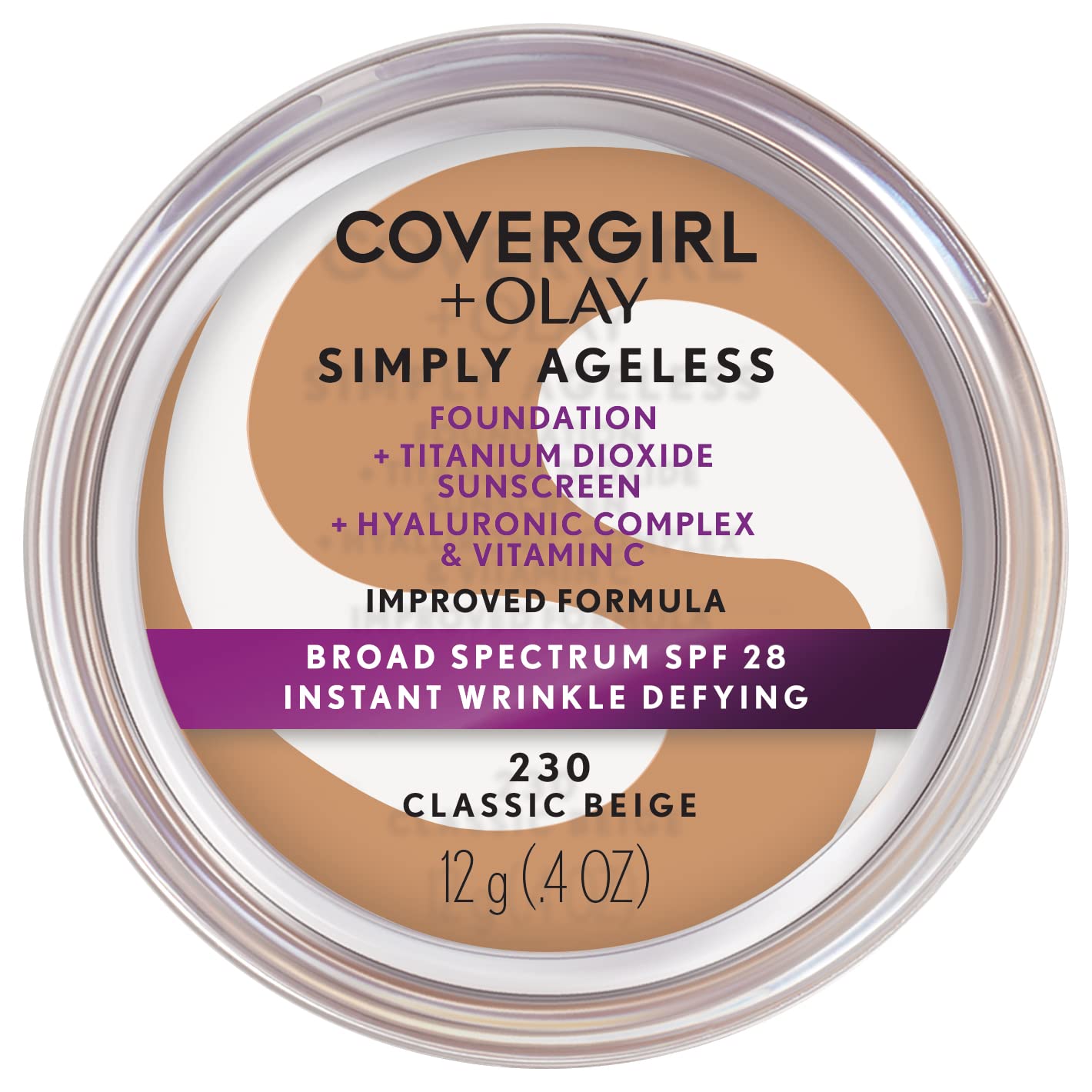 COVERGIRL Simply Ageless: botella de base para un acabado juvenil y natural