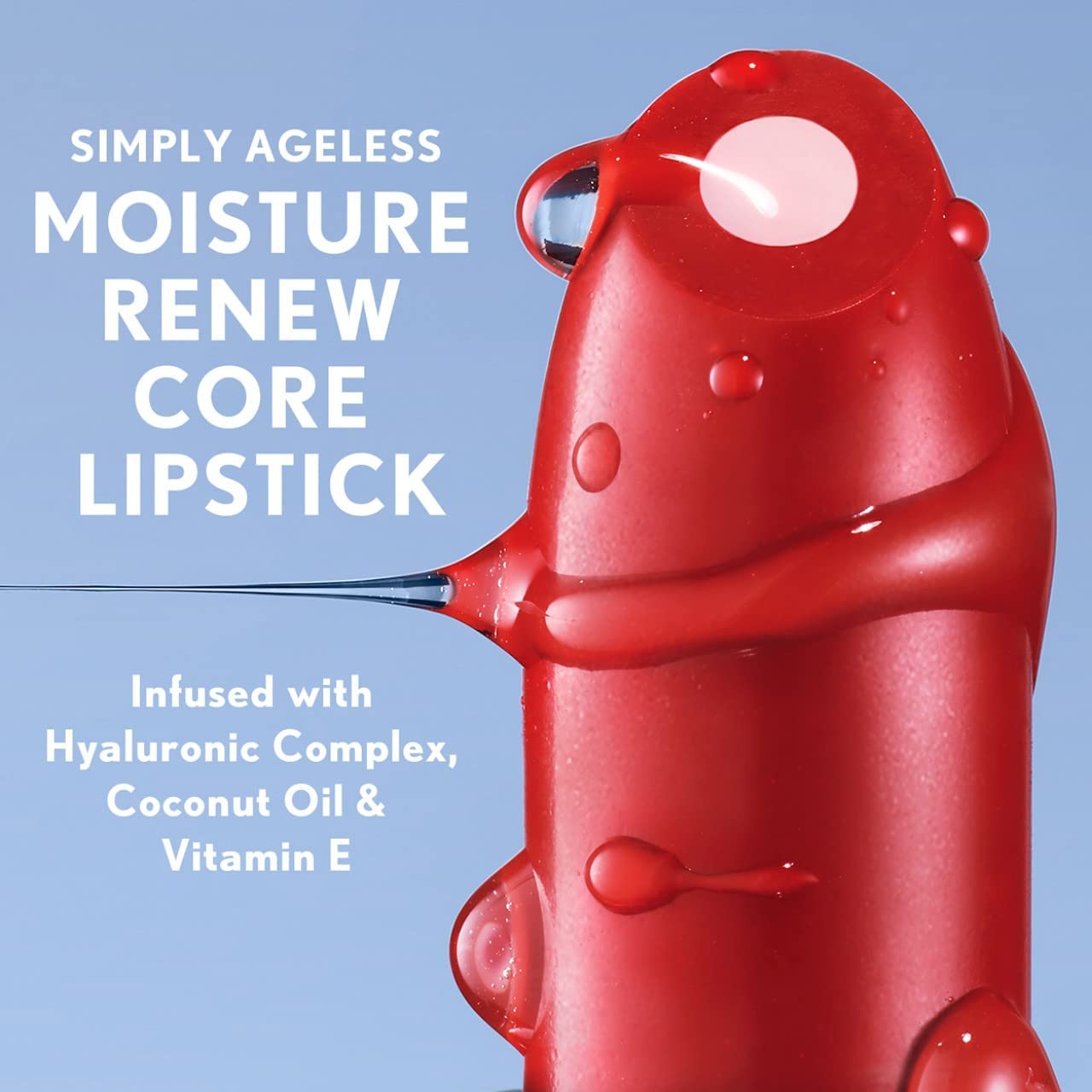 CoverGirl Simply Ageless Lipstick Loving Rose packaging shot ready for display