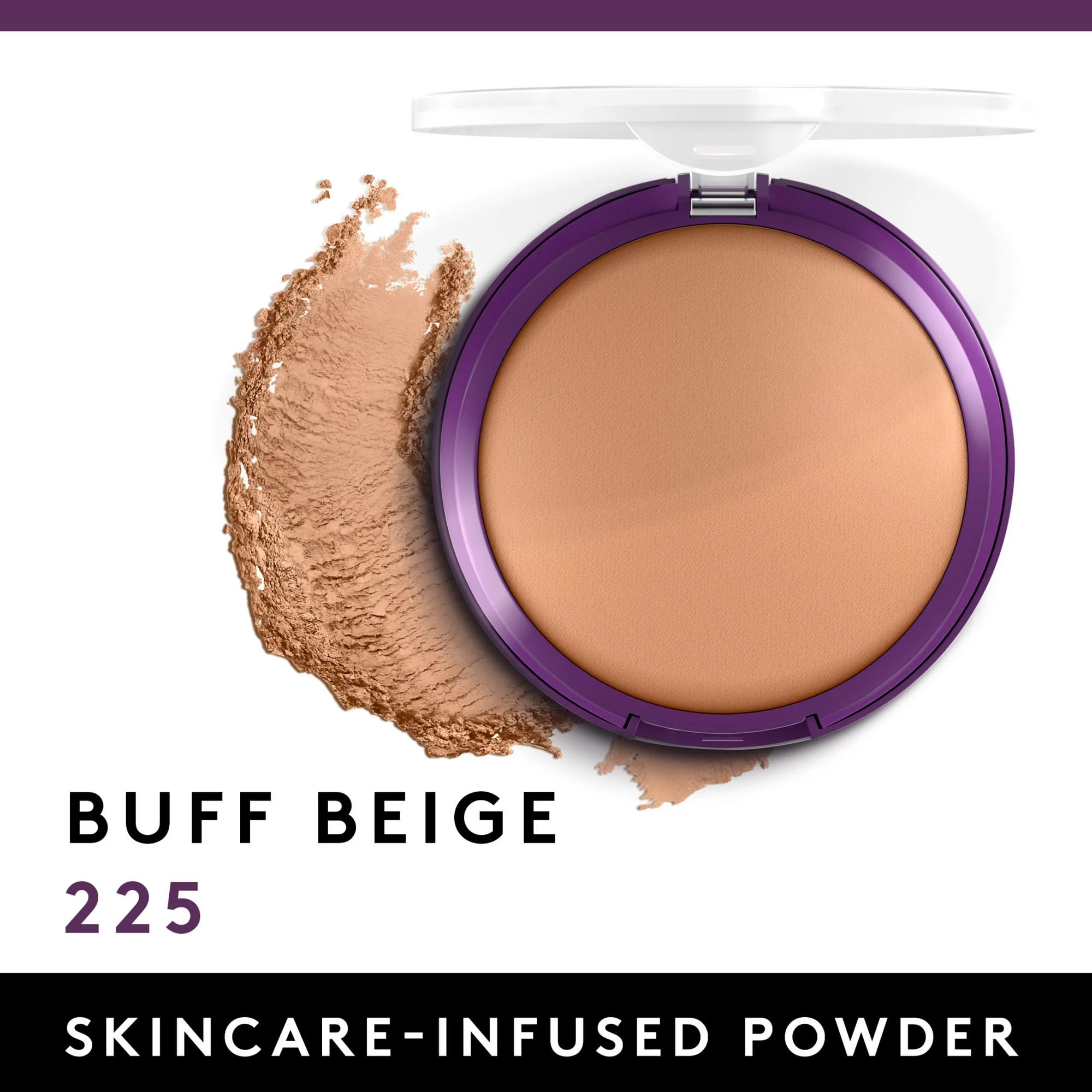 CoverGirl Simply Ageless polvo compacto, cobertura uniforme para tono parejo.