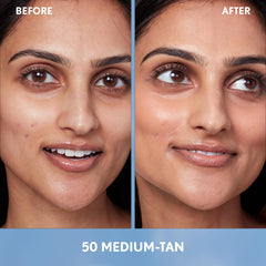 Tecnología de microgotas en Covergirl Simply Ageless ofrece tono ligero y natural