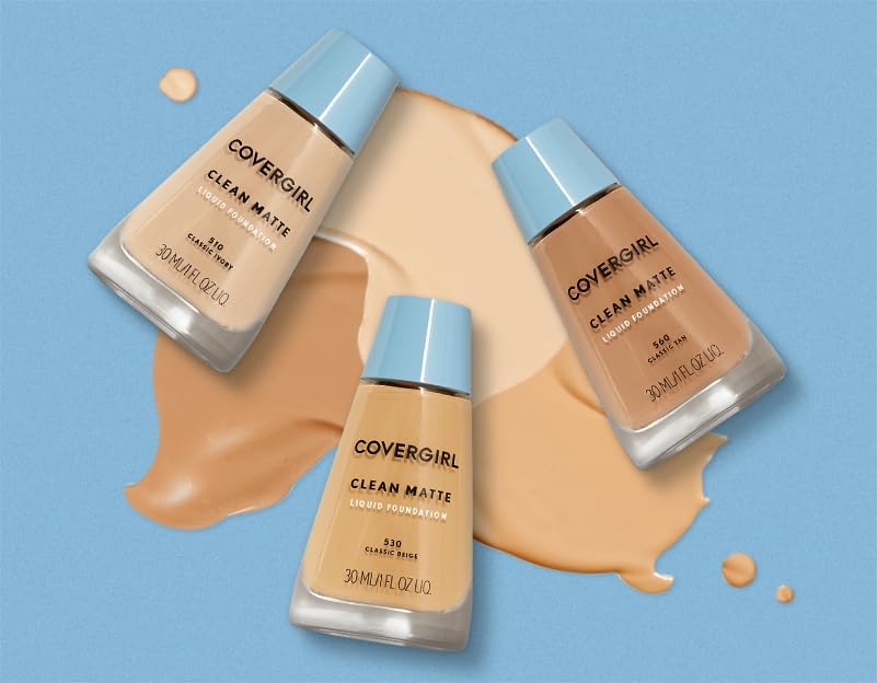 COVERGIRL sin perfume: fundación mate líquida para piel sensible