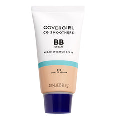 COVERGIRL Smoothers BB Cream tube packaging showcases compact hydration and easy coverage.