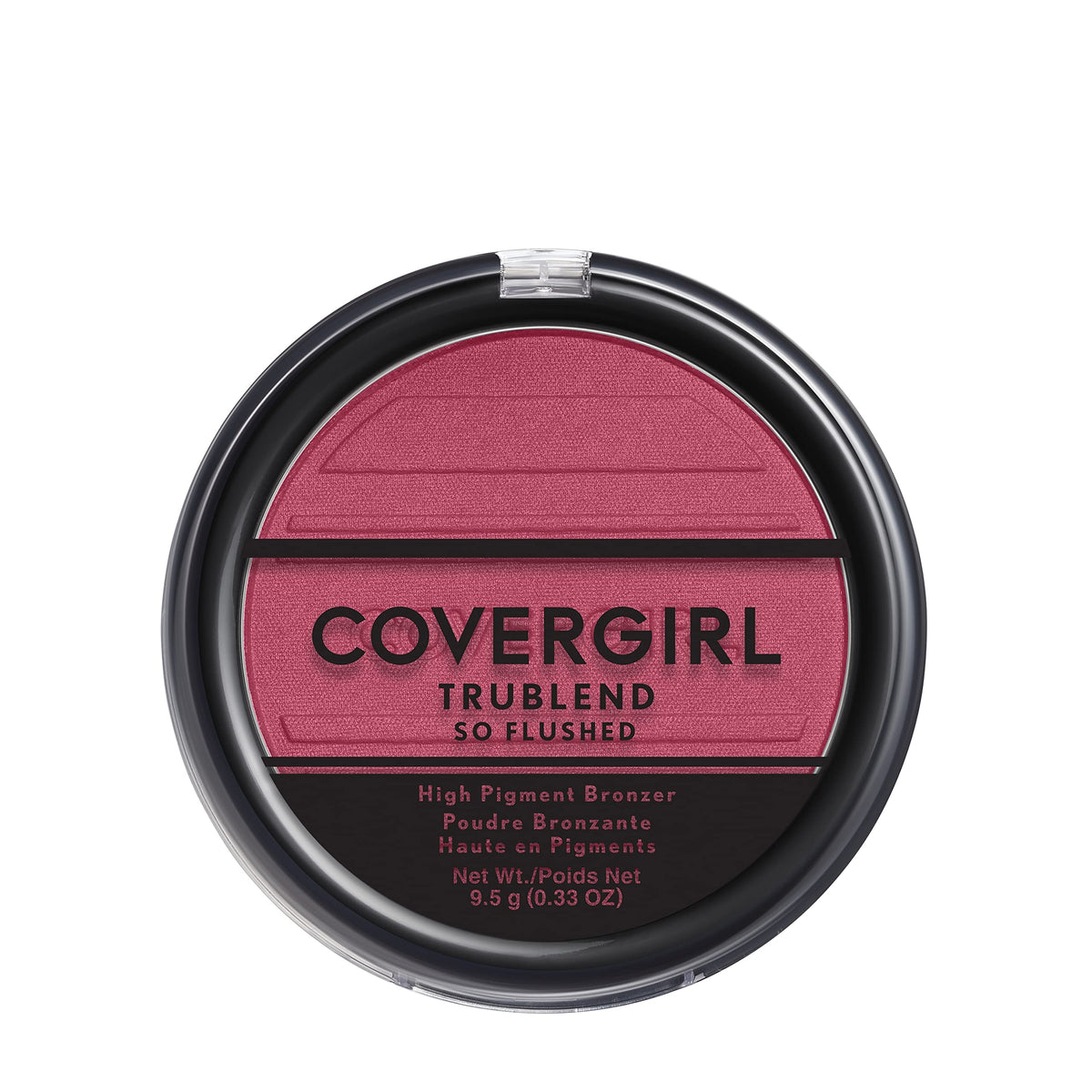 CoverGirl So Flushed Temptation blush compact delivering bold color with easy application.
