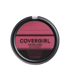 CoverGirl So Flushed Temptation blush compact delivering bold color with easy application.