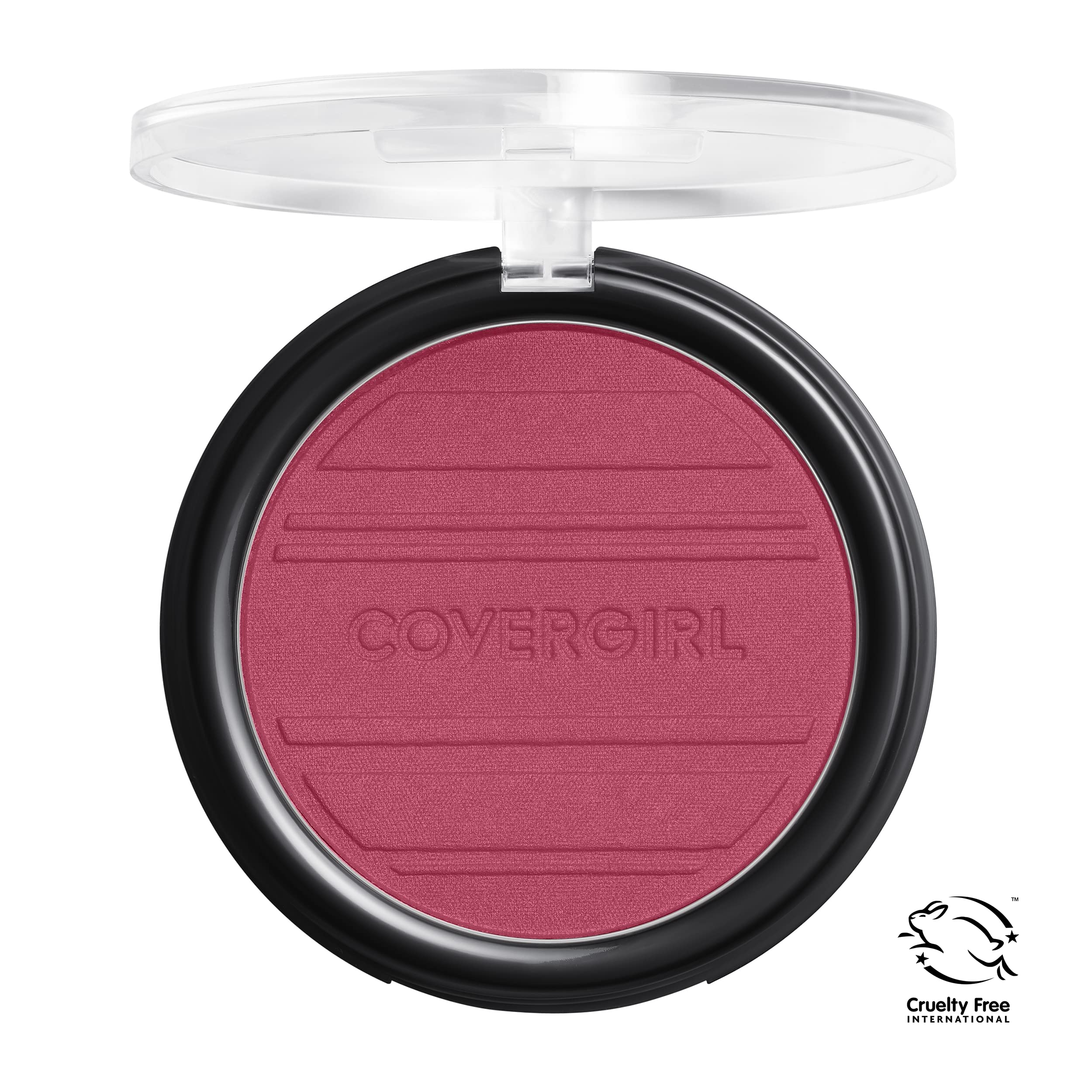CoverGirl So Flushed Temptation swatch shows rich pigment without heaviness.