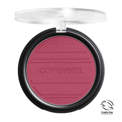 CoverGirl So Flushed Temptation swatch shows rich pigment without heaviness.