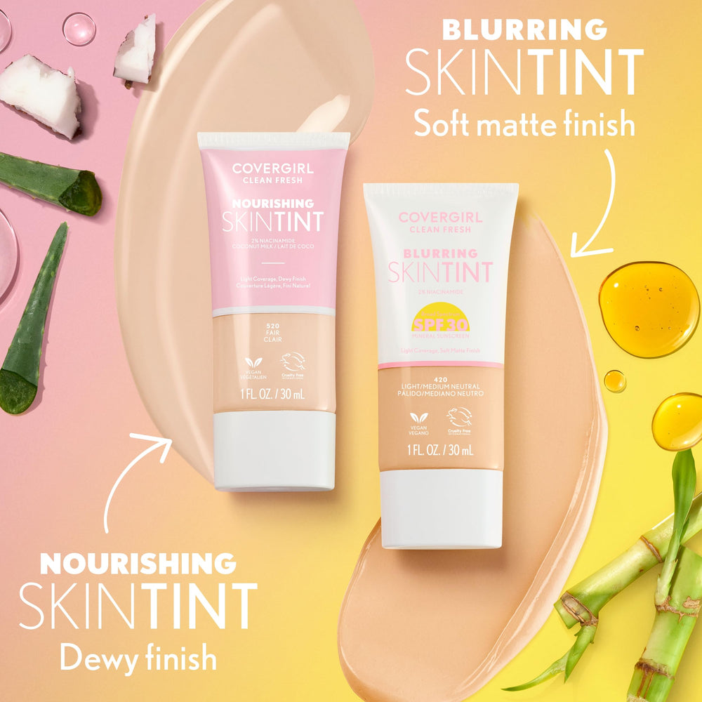 COVERGIRL Tint vegano, libre de crueldad y apto para piel sensible.