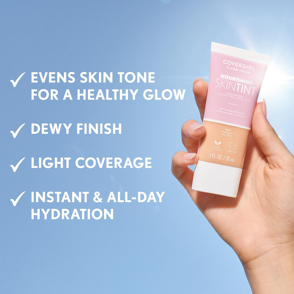 COVERGIRL Tint de aplicación suave, perfecto para retoques rápidos.