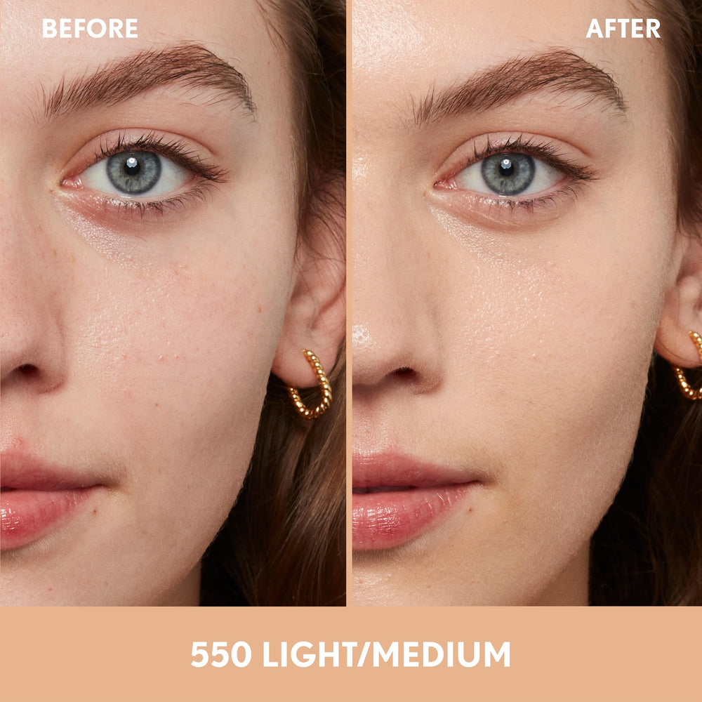 COVERGIRL Skin Tint con coco y aloe, hidratación ligera para piel radiante.