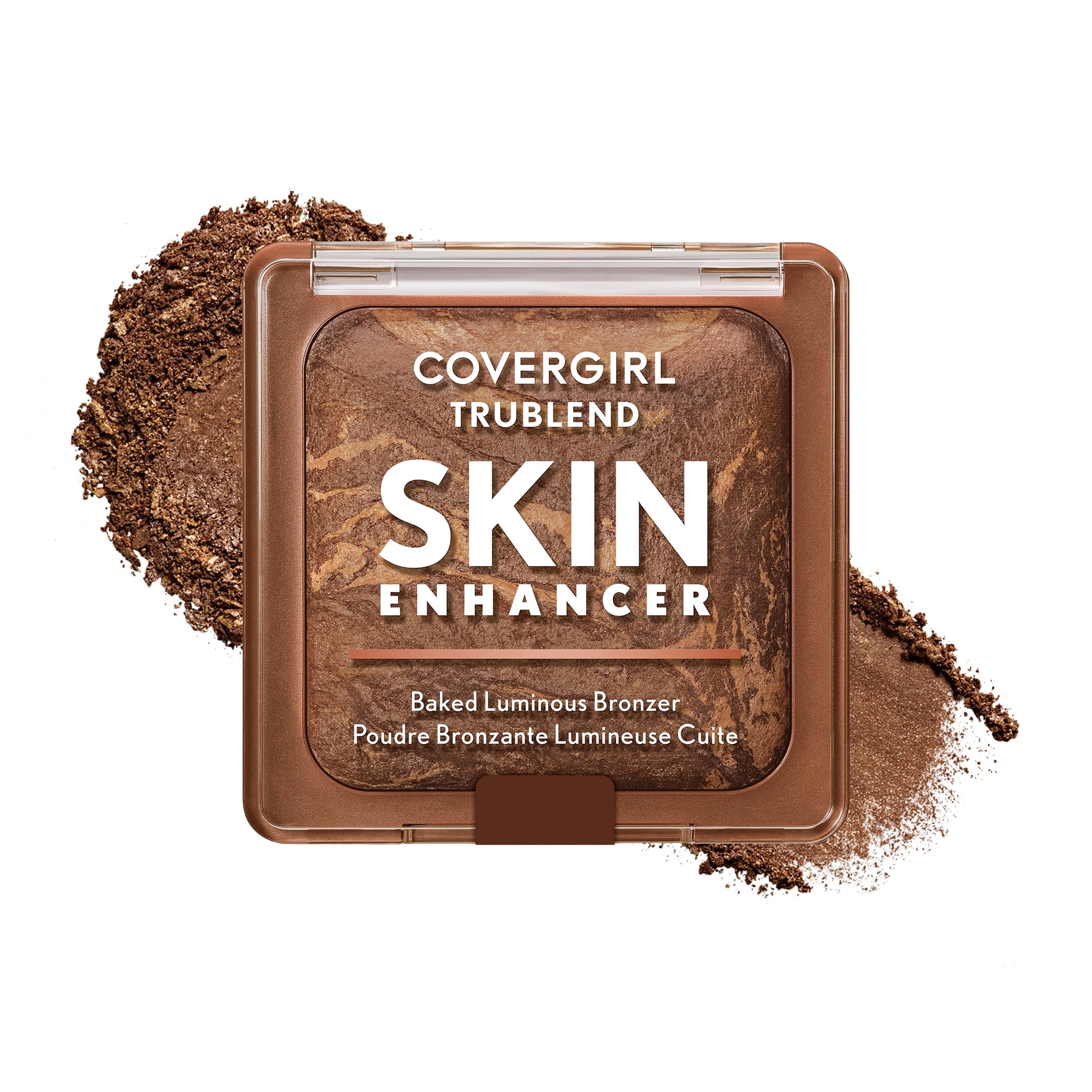 COVERGIRL TruBlend bronceador horneado luminosa 330 Sweet Espresso para un brillo cálido y duradero.