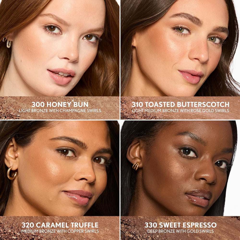 COVERGIRL TruBlend bronceador textura suave ante para una aplicación uniforme.