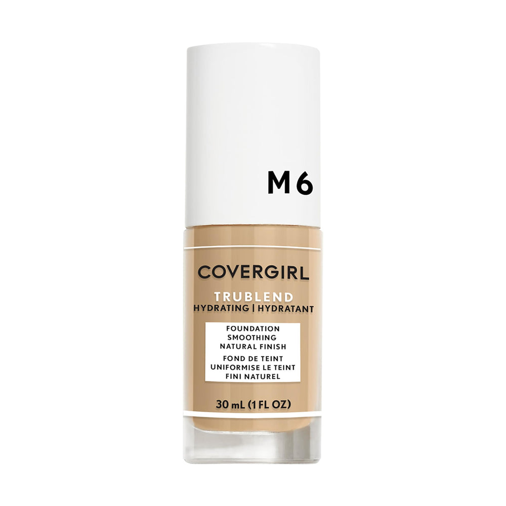 CoverGirl truBLEND foundation bottle with pump for easy application.