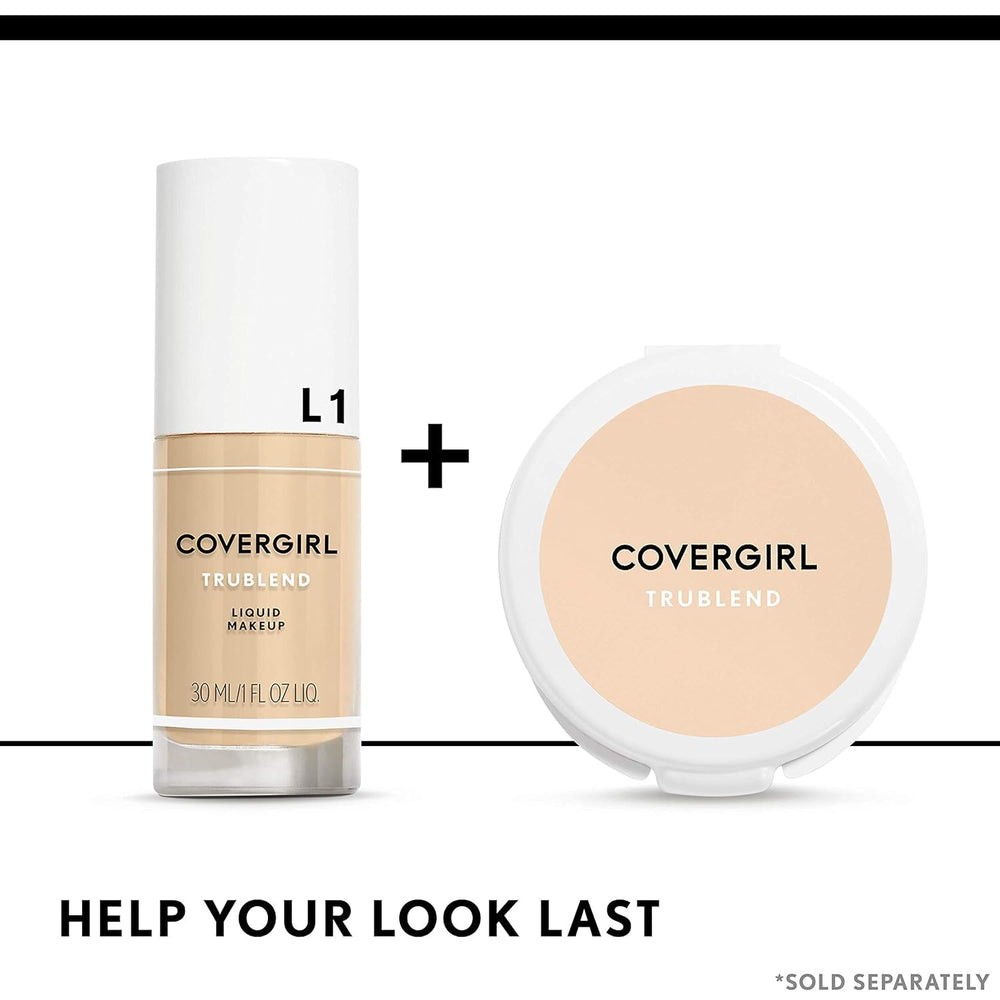 COVERGIRL truBlend image highlights seamless blend and lightweight wear.