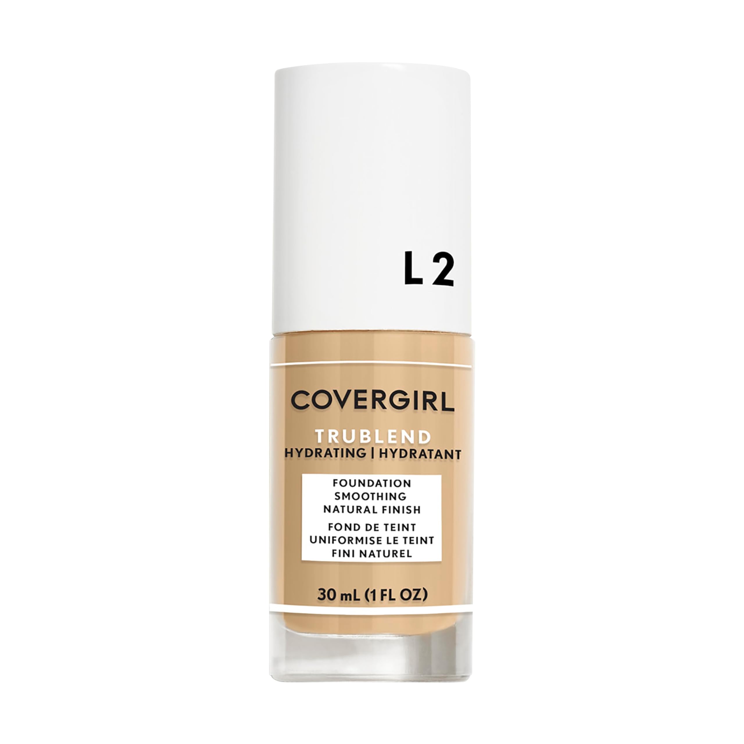 CoverGirl TruBlend foundation bottle in Classic Ivory L2 for daily wear.