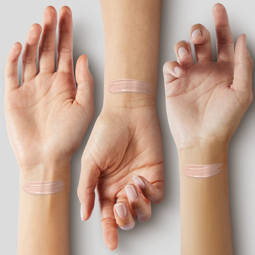 CoverGirl TruBlend Matte Made foundation applied with brush for even coverage