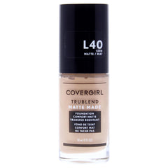 CoverGirl TruBlend Matte Made foundation bottle in Classic Ivory with a smooth matte finish