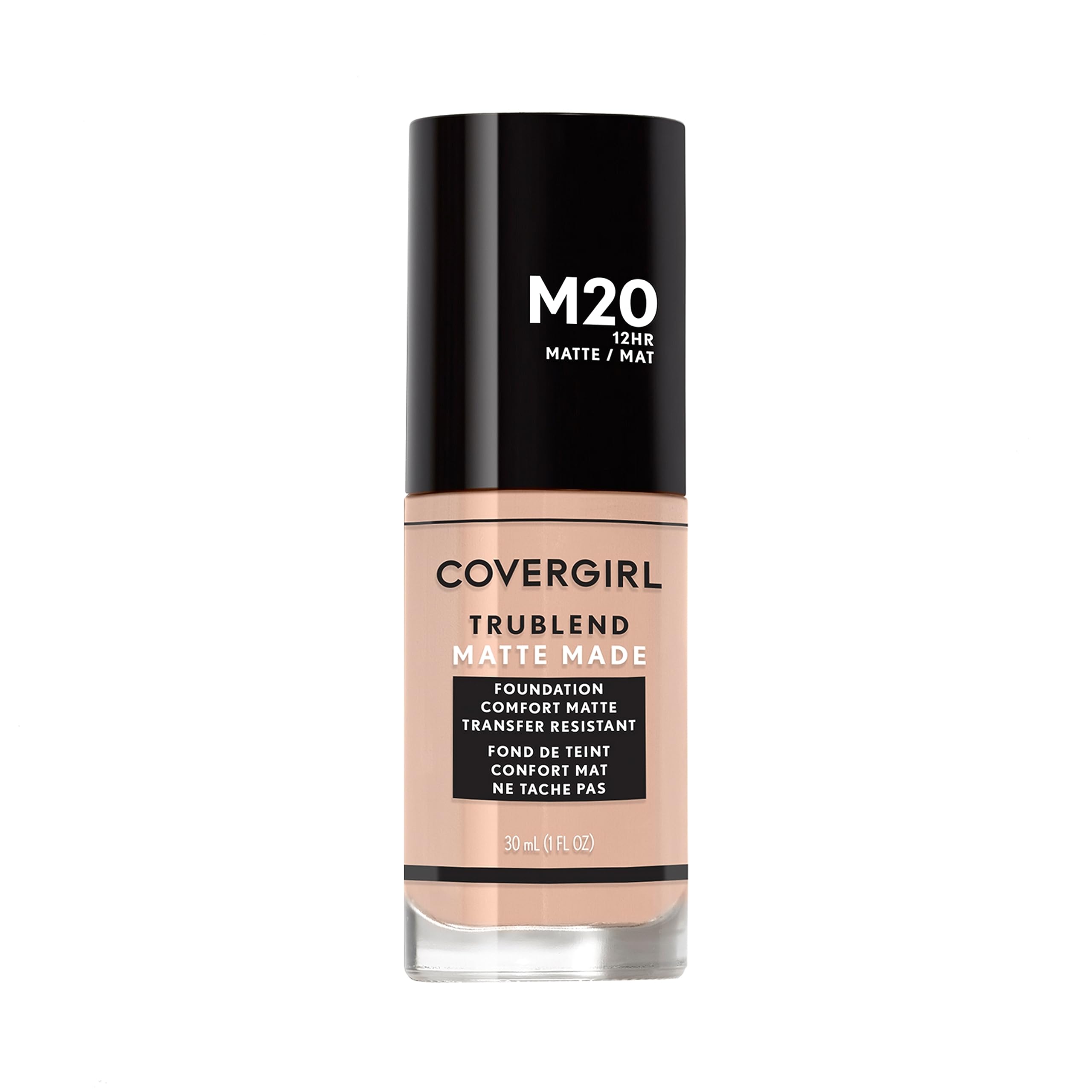 CoverGirl TruBlend Matte Made foundation Warm Beige bottle for long-lasting matte look