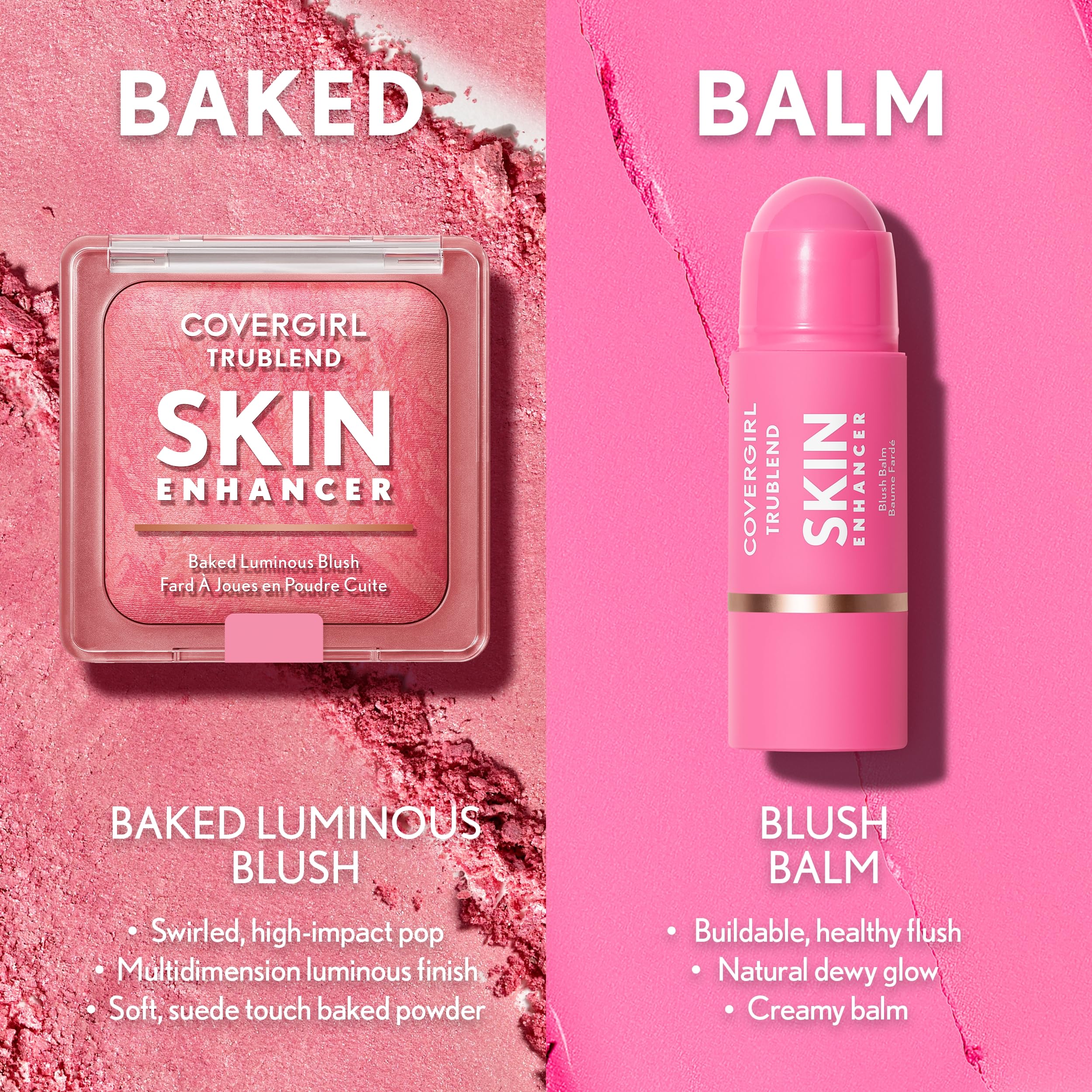COVERGIRL TruBlend blush libre de parabenos para uso diario.