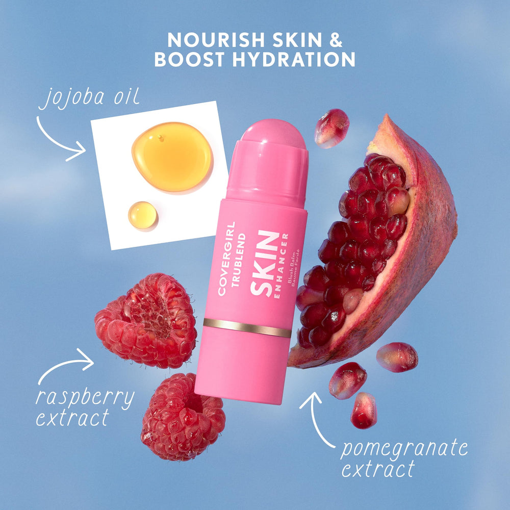 COVERGIRL Trublend con extracto de frambuesa, sensación fresca en la piel