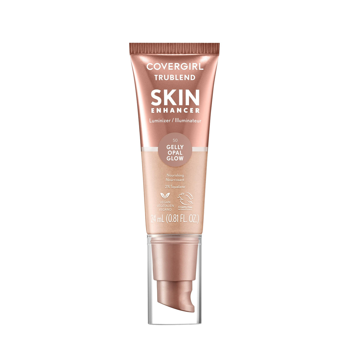 CoverGirl TruBlend Skin Enhancer Opal Glow en empaque elegante para revisión y compra