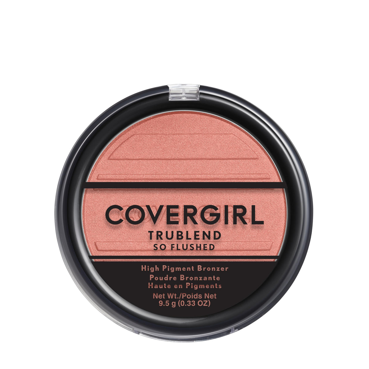 CoverGirl Trublend So Flushed Coral Crush pressed compact adds long-lasting cheek color