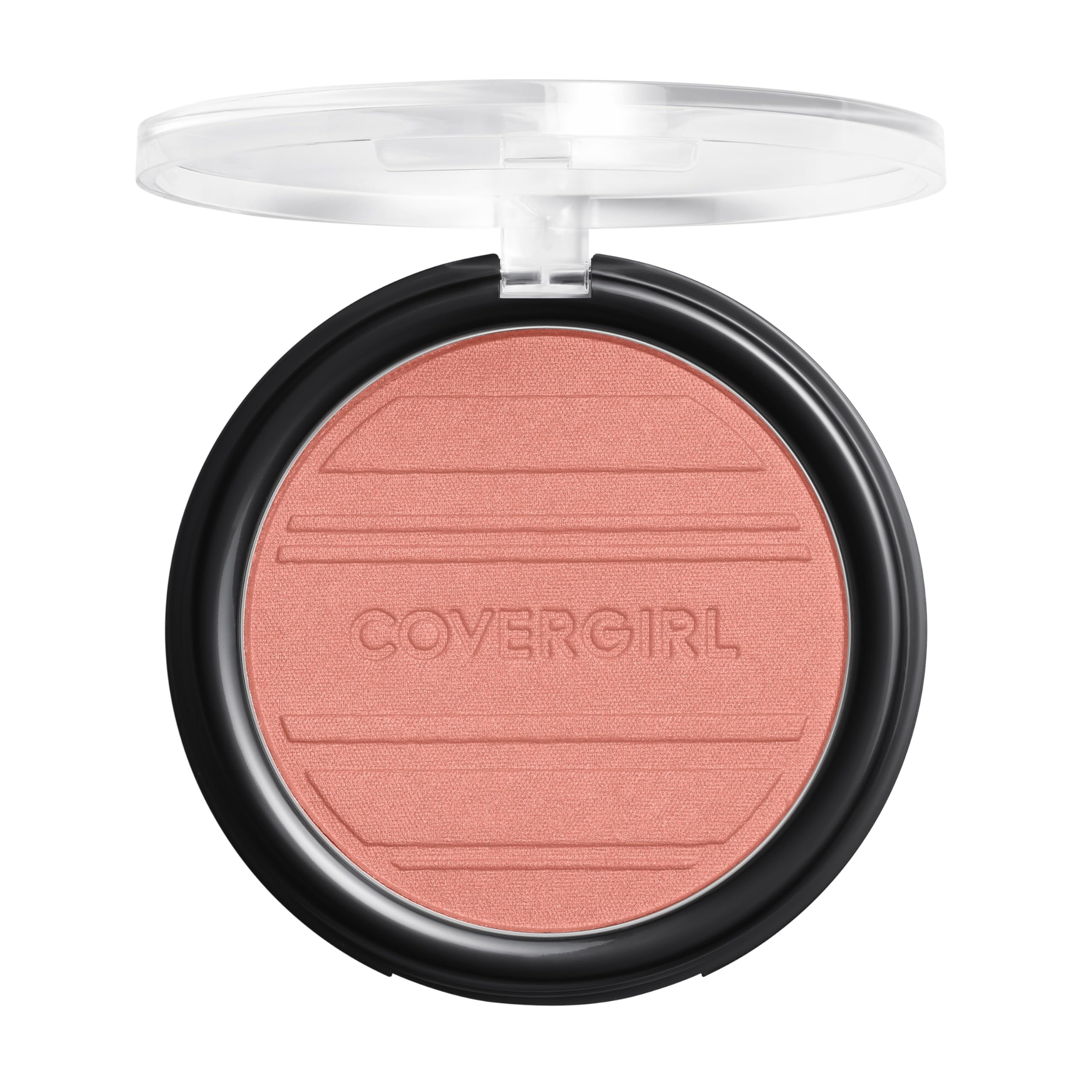 Swatches demonstrate creamy texture and rich coral tone from CoverGirl Trublend