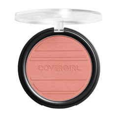 Swatches demonstrate creamy texture and rich coral tone from CoverGirl Trublend