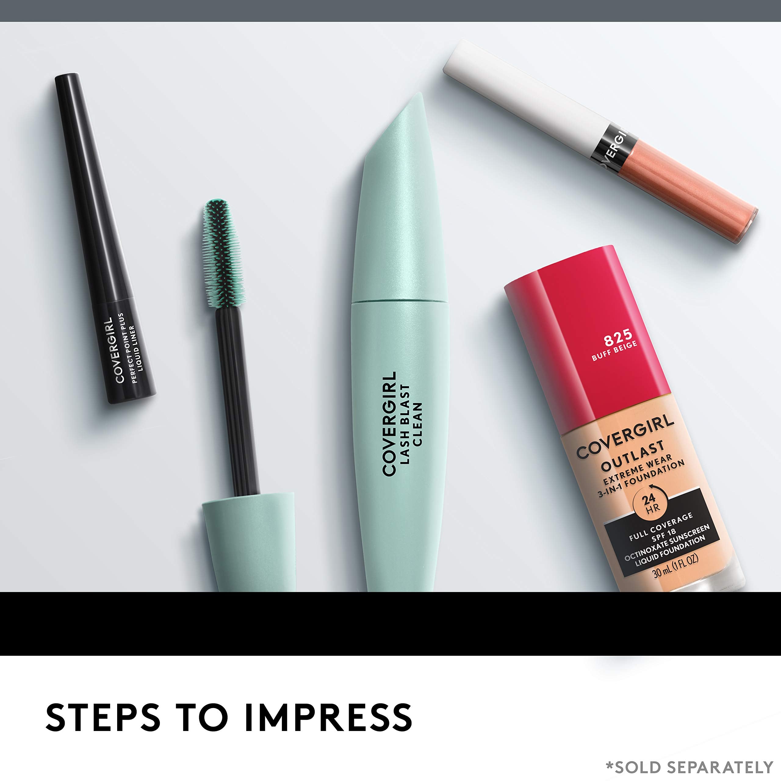 CoverGirl Variety of charcoal shade options for versatile looks.