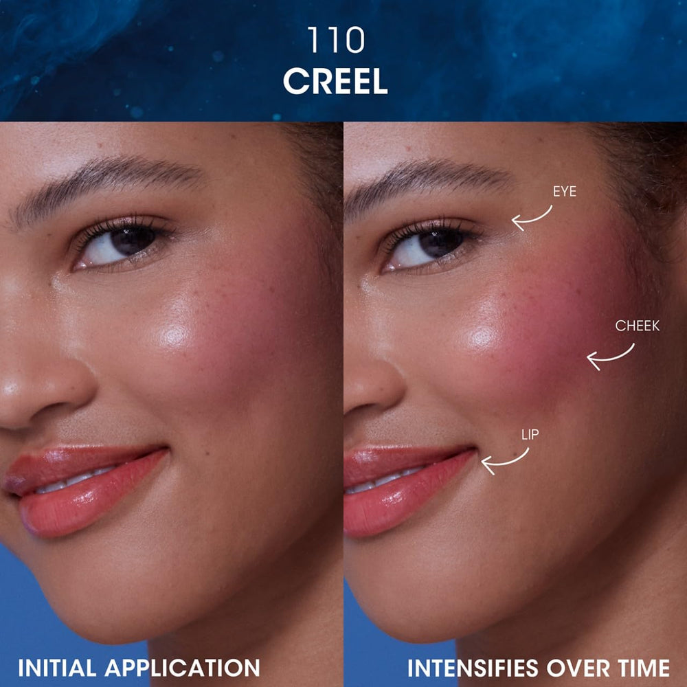 COVERGIRL Vecna's Curse Creel-rosado con brillo perlado para rubor luminoso.