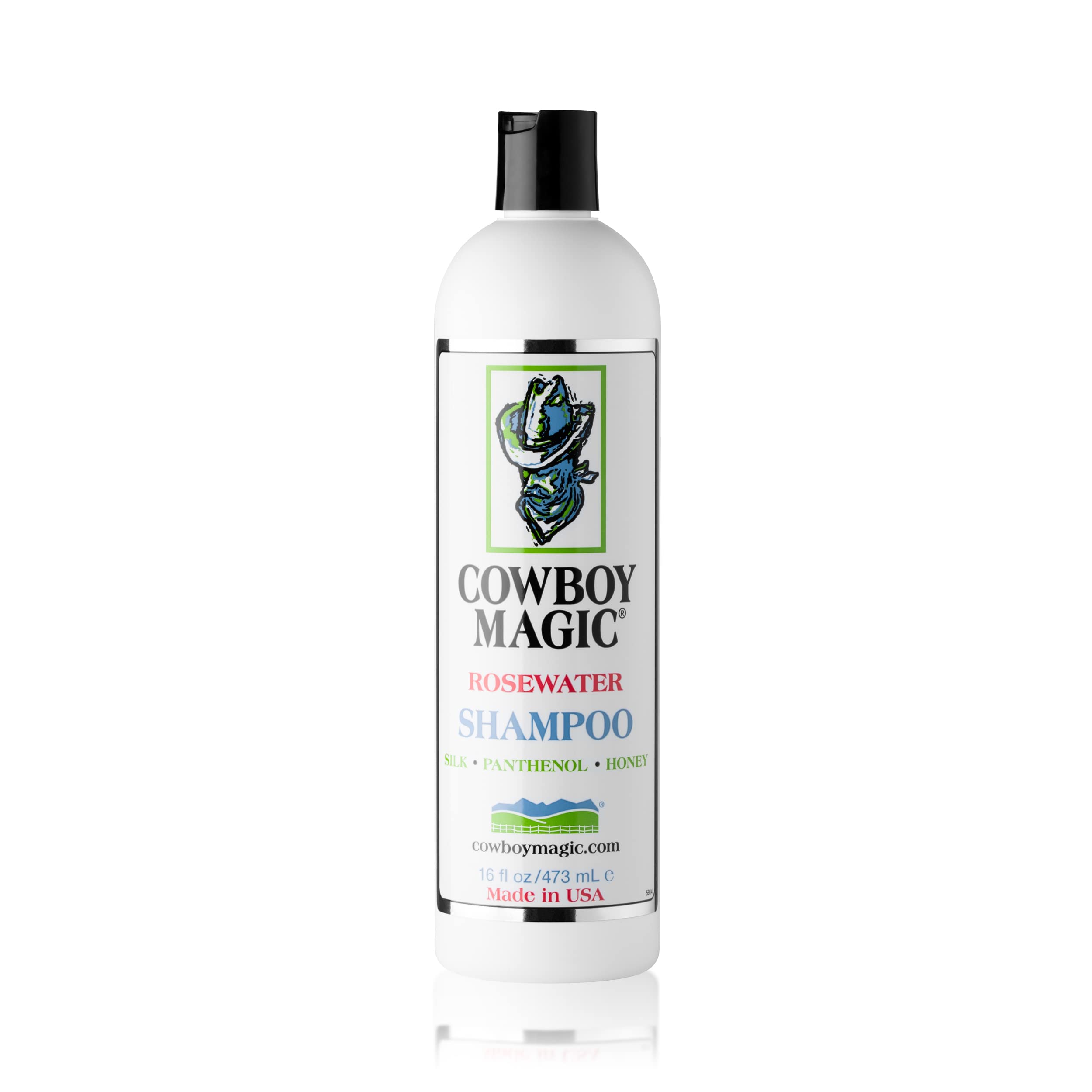Cowboy Magic Conditioner bottle side highlights deep conditioning and moisture.
