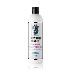 Cowboy Magic Shampoo bottle pour demonstrates rich lather for easy application.