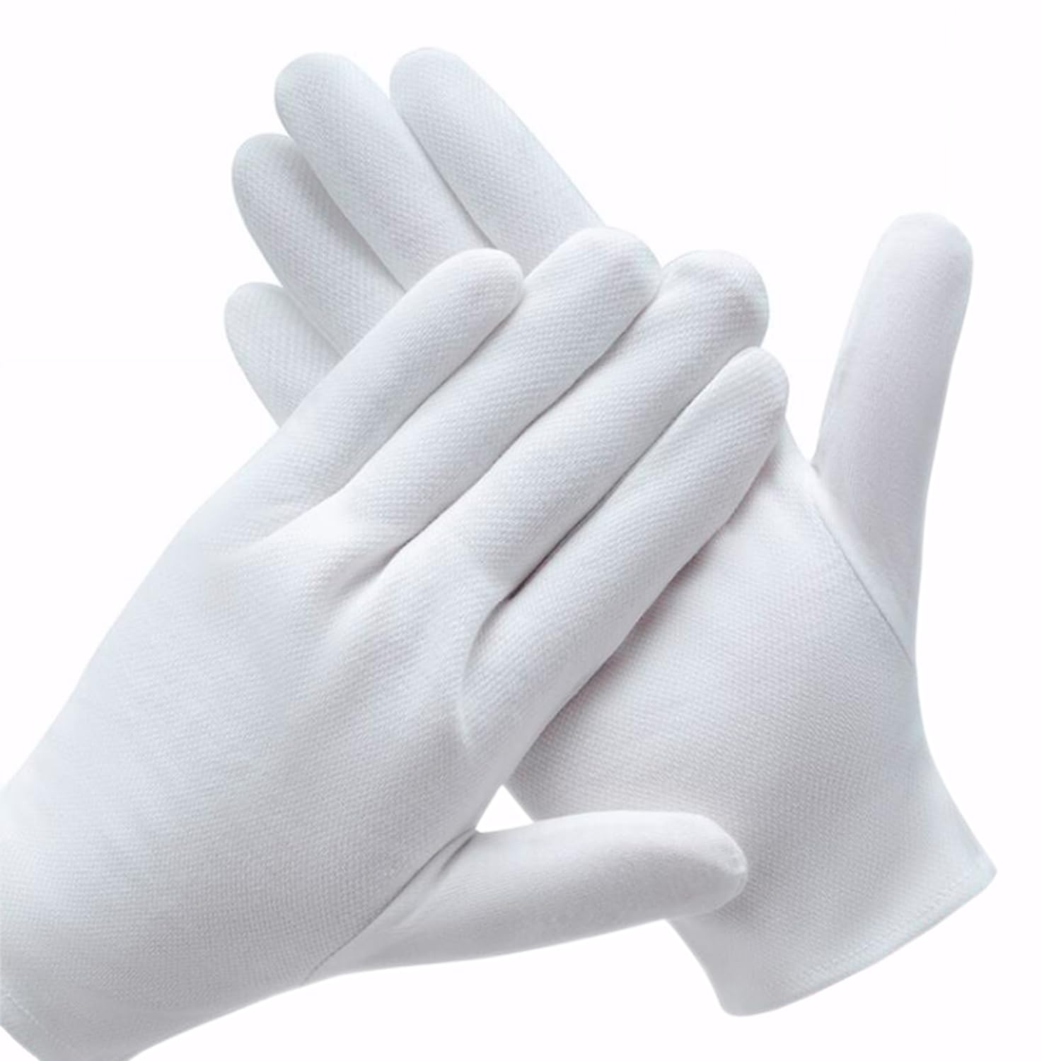 COYAHO white cotton gloves for dry hands and eczema care