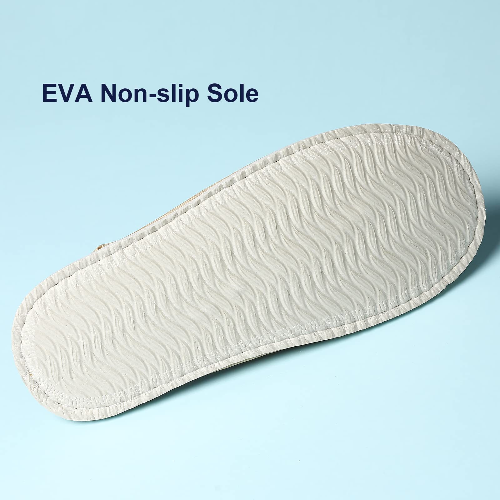 COZYAREA disposable slippers are machine washable for repeated use.