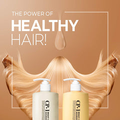 CP-1 Nourishing Conditioner bottle close-up emphasizing protein-rich care for dry strands