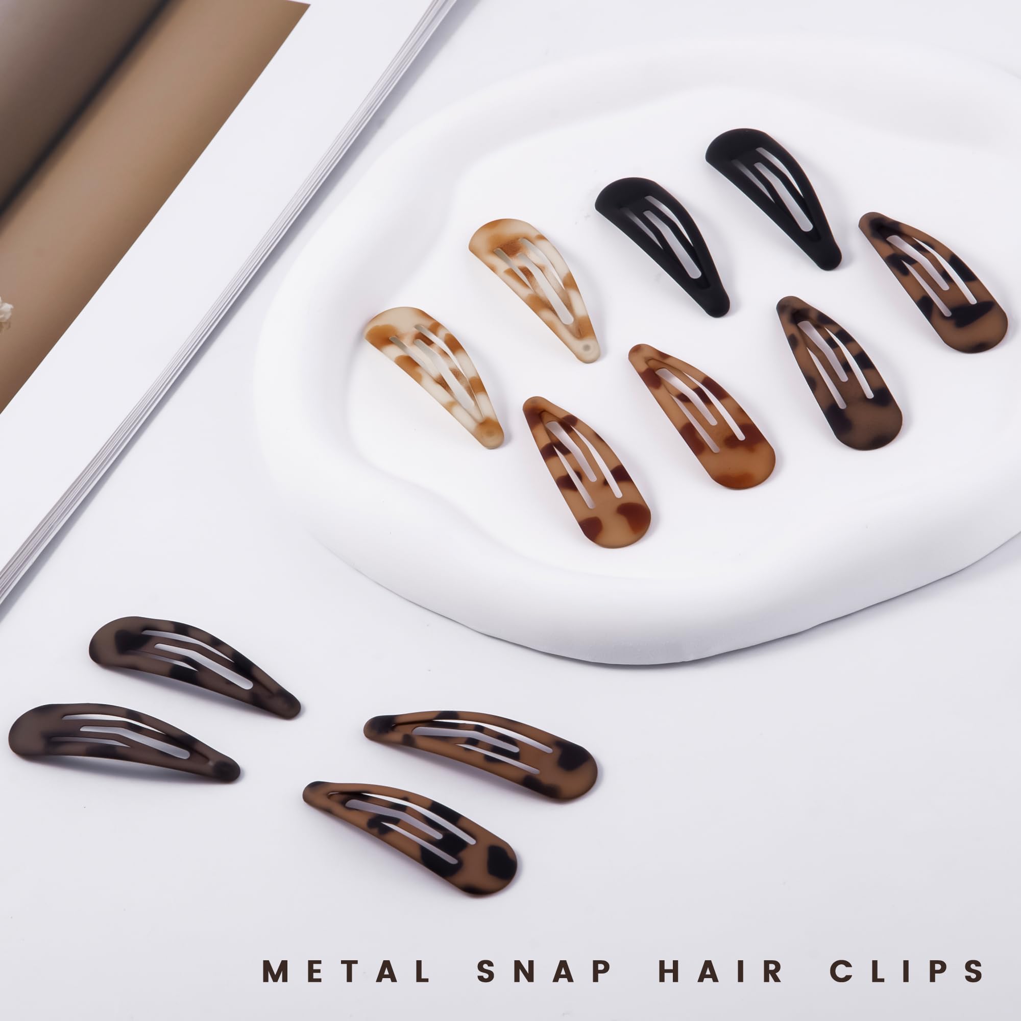 Cptots 20-piece snap clip pack offering versatile styling options
