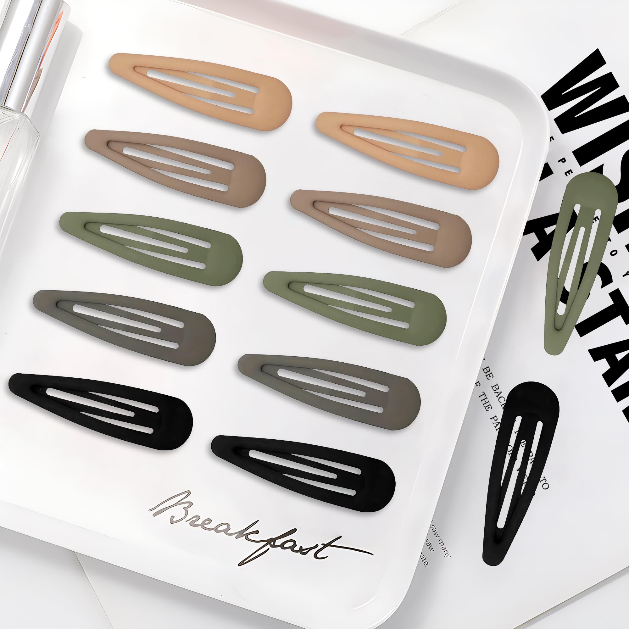 Cptots 20-piece pack offers color variety for daily styling.