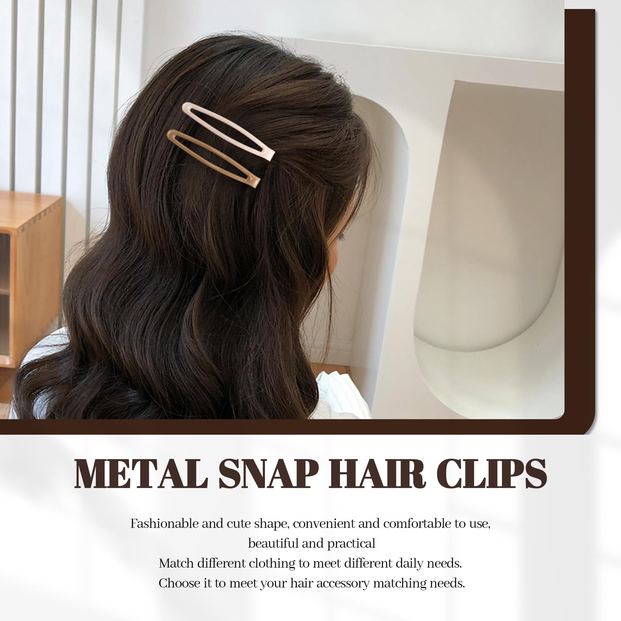 Cptots pinzas de pelo, colores negro, marrón y beige: combinan con cualquier look.