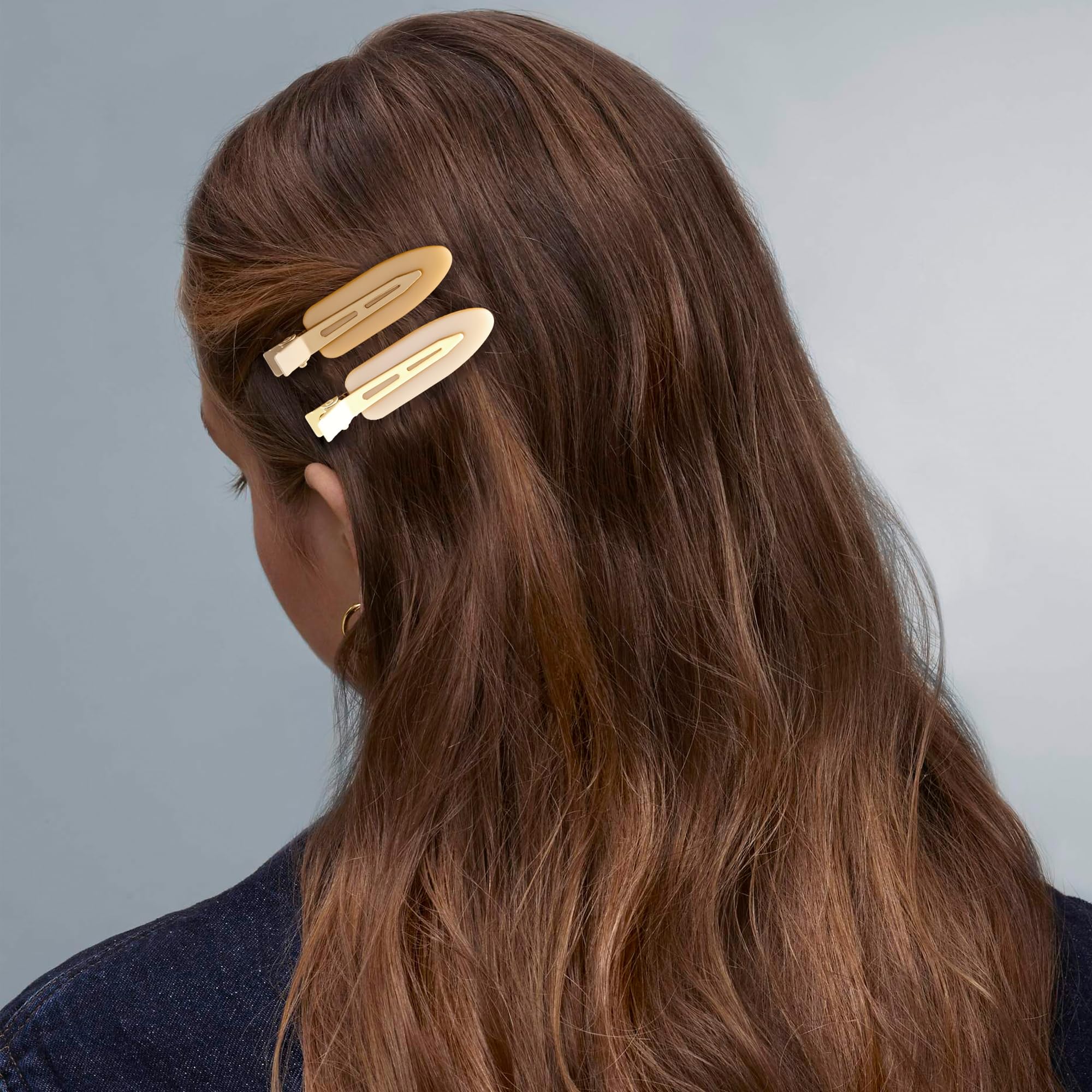 Cptots pinzas planas para cabello liso y rizado