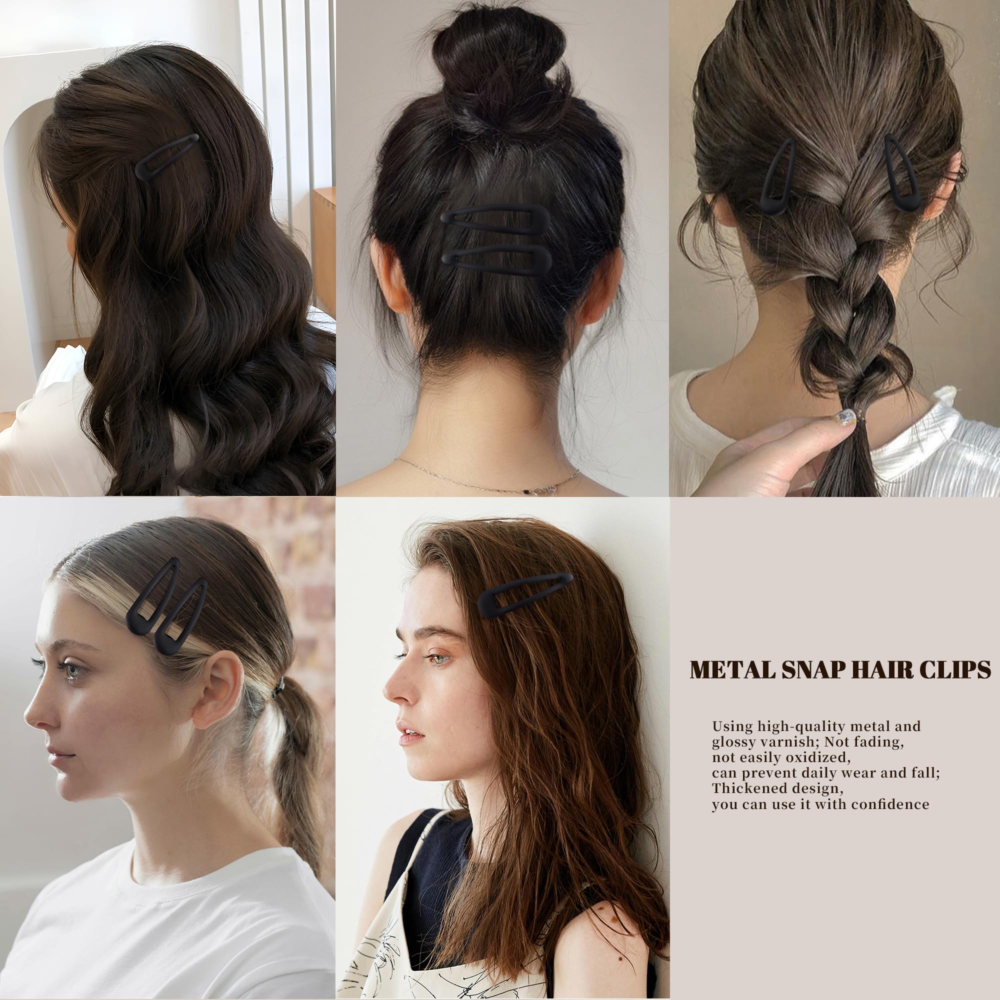 Prendedor de pelo Cptots para cabello fino, uso diario