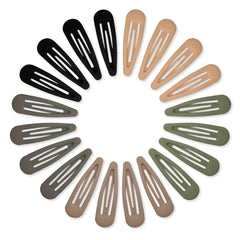Cptots matte black hair barrette clip provides secure no-slip hold for fine hair.