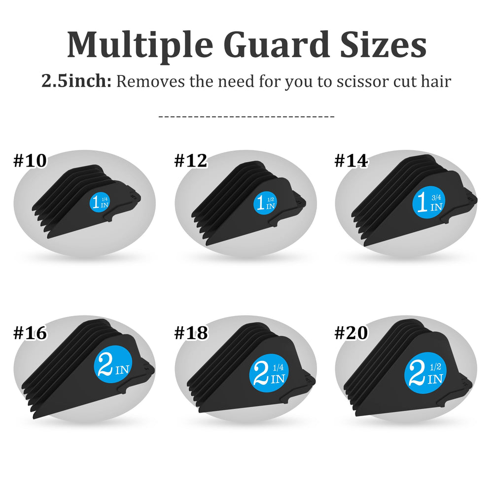 CR8GR8 clipper guard 1.5-inch enables balanced, professional-looking trims at home.
