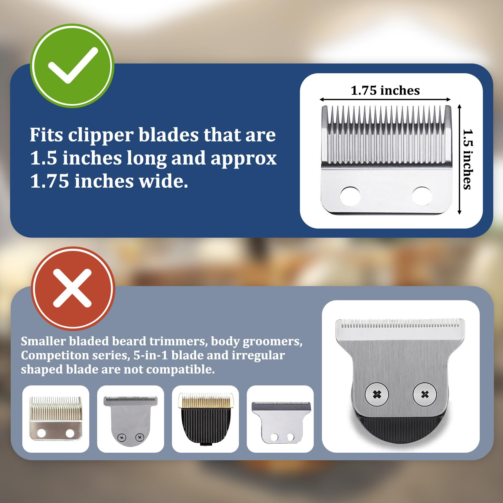 CR8GR8 clipper guards 2-inch for Wahl clippers, flexible lengths for layered looks